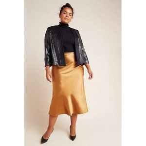 Anthropologie Shonda Sequined Women's Black Jacket Size 2X